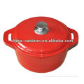 enamel cast iron cocotte pot